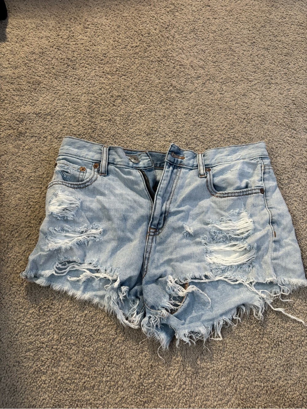 Aeropostale High rise denim jean short